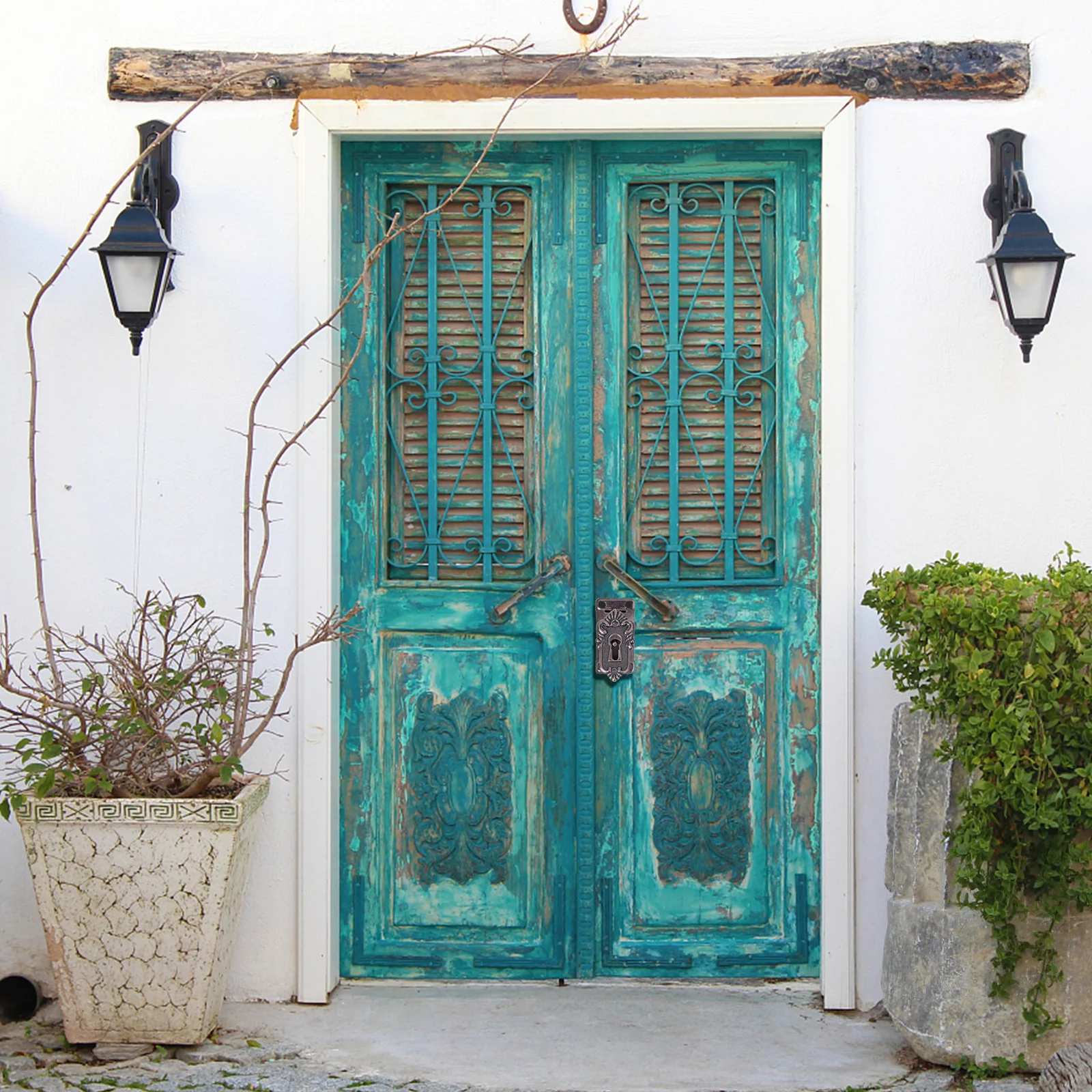 

2pcs Furniture Lock Alloy Latch Heavy Duty Hook Locks For Vintage Wooden Box Jewelry Gift Storage Chests Cabinet Drawer