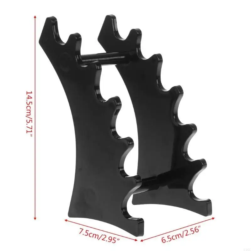 

Макияж кисти для век для век карандашной пера подставки 6 номеров Держатель Организатор стойки D5QC