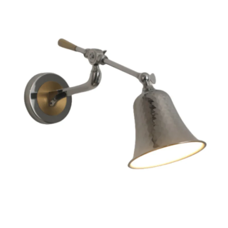 

American Style Adjustable Industrial Loft Wall Lamp Restaurant Bedroom Corridor Coffee Shop Wall Light Metal Pulley Lamp Bra