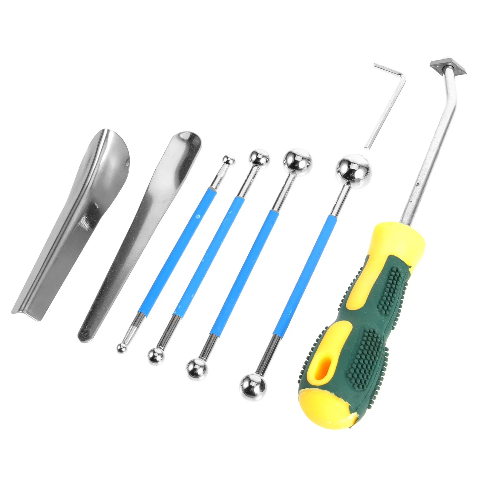 

Набор из 9 незаменимых инструментов для герметизации: стальные пресс-инструменты для профессионалов и любителей, силиконовые инструменты для строительных работ