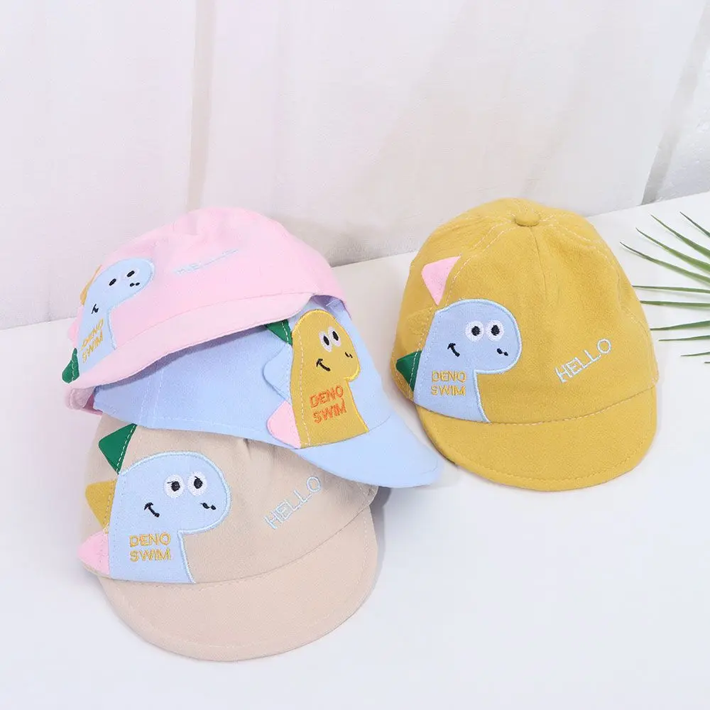 Gorra de béisbol con dibujos de dinosaurios para niños y niñas, gorro de malla ajustable para exteriores, Verano