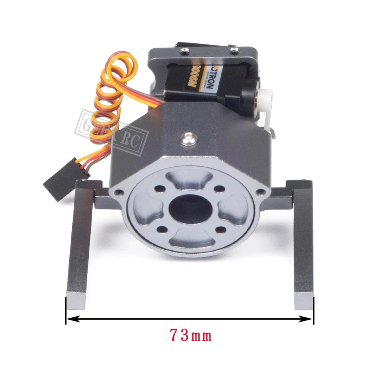 Front Motor 2 Speed Transmission Metal Planetary Gearbox Transfer Case for 1/10 RC Crawler Car Axial SCX10 & SCX10 II 90046