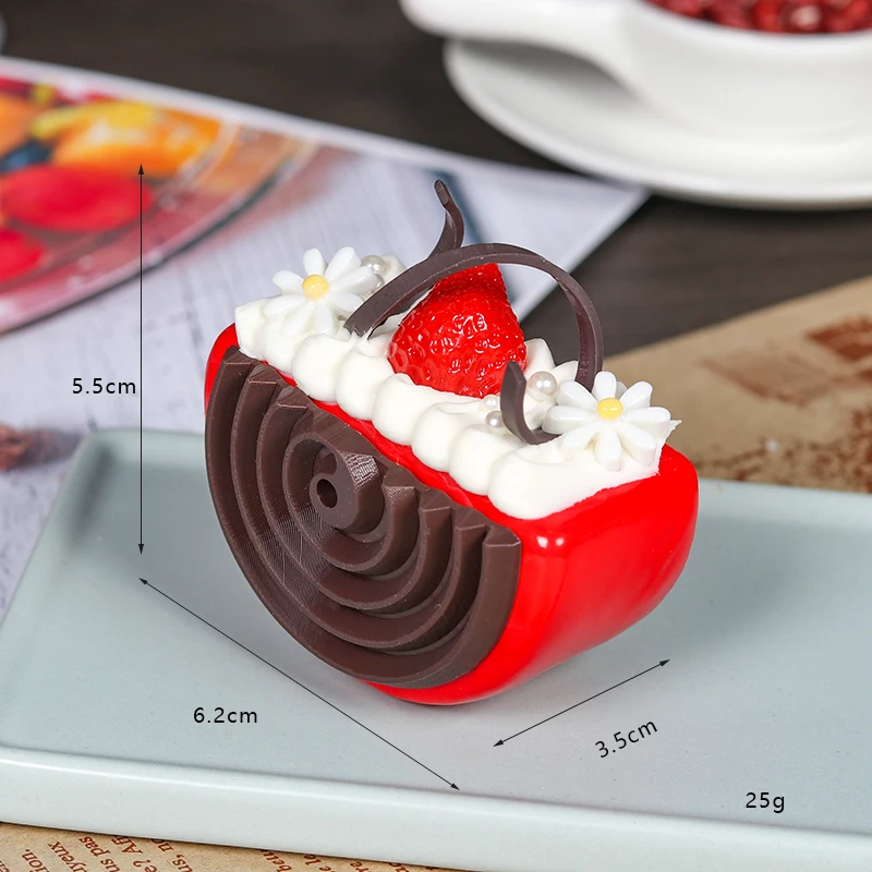 Artificial Half Block Shape Cookies Fake Food Decoration Photography Pro Food Simulation Cake Model Tea Table Decoration FCYY074
