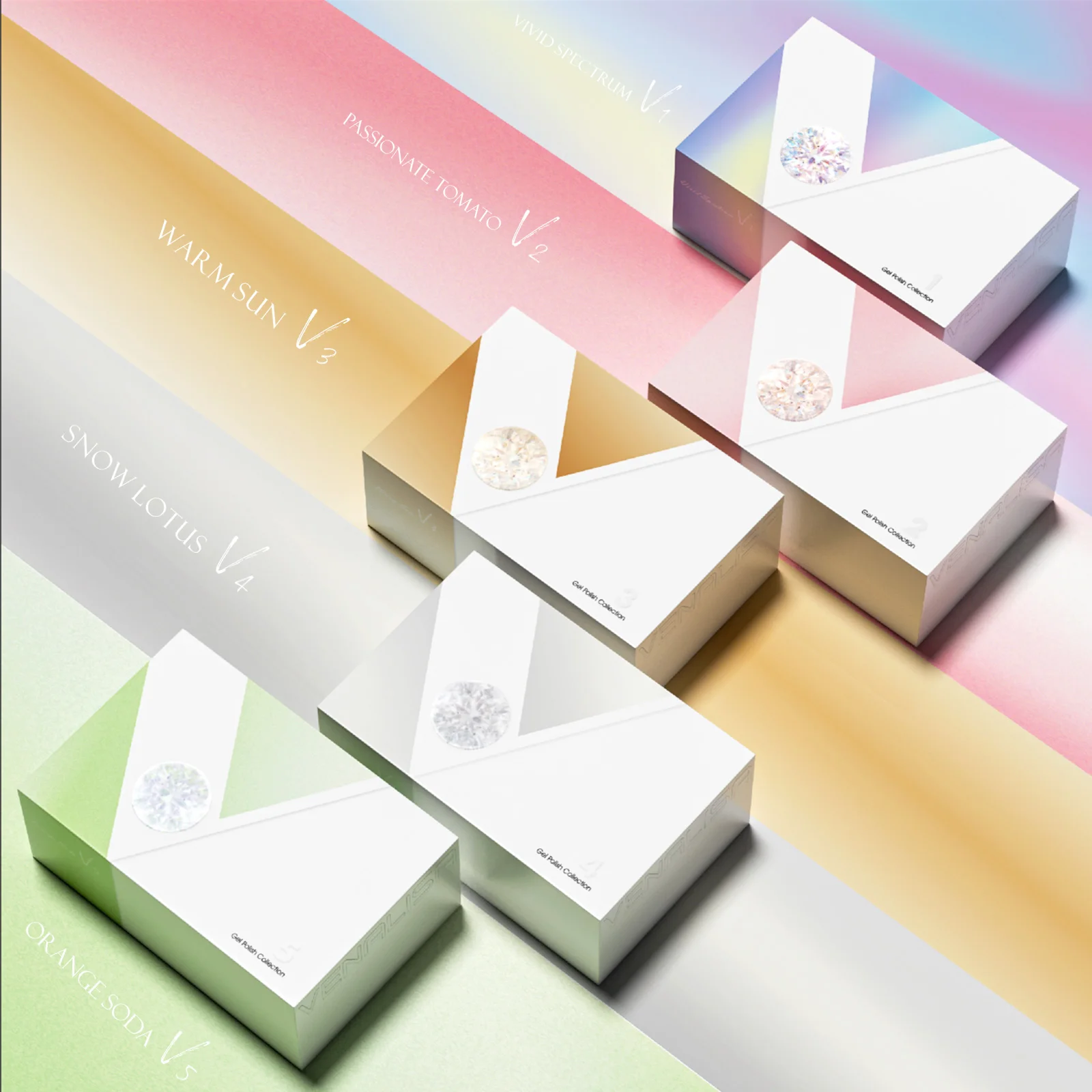 VENALISA 10 ml Nagel-Gel-Nagellack, Sommernägel, Gelee-Farbe, halbtransparent, neue Formel, vegan, HEMA, TPO-frei, langlebiger Lack, UV-Gel – Detail 1