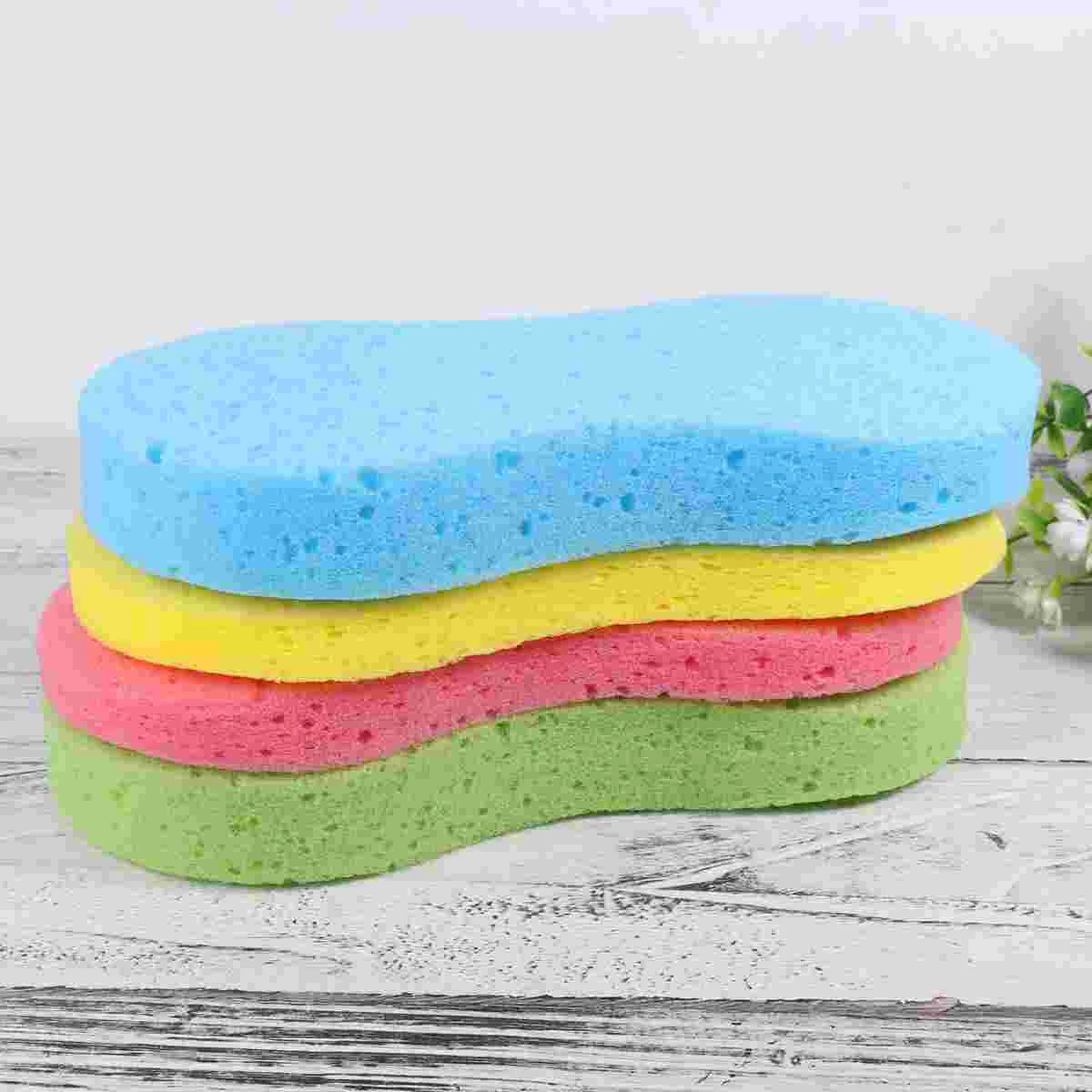 10 Pcs High Density Car Wash Sponges Bone Design Furniture Cleaning Beauty Compressed Vacuum