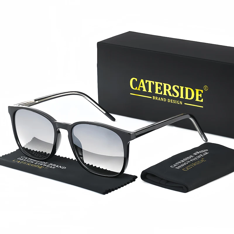 CATERSIDE Neue runde Sonnenbrille für Herren, Markendesign, einfache Sonnenbrille für Damen, Reisen, Business, Party, Brillen, Geschenk, Sommerstil – Detail 3