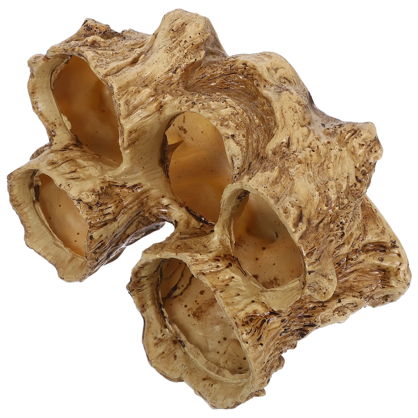 

Six-Hole Succulent Planter Tree Root Shaped Artificial Driftwood Resin Bonsai Pot Indoor Outdoor Small Cactus Plant Pot with