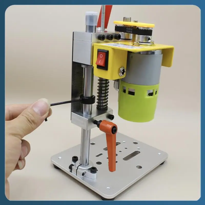

N10R-Mini Drill Press Table Driller B10 Chuck Precision Table Drilling Machine 795 Motor Metal Wooden Jade DIY Crafts Tool