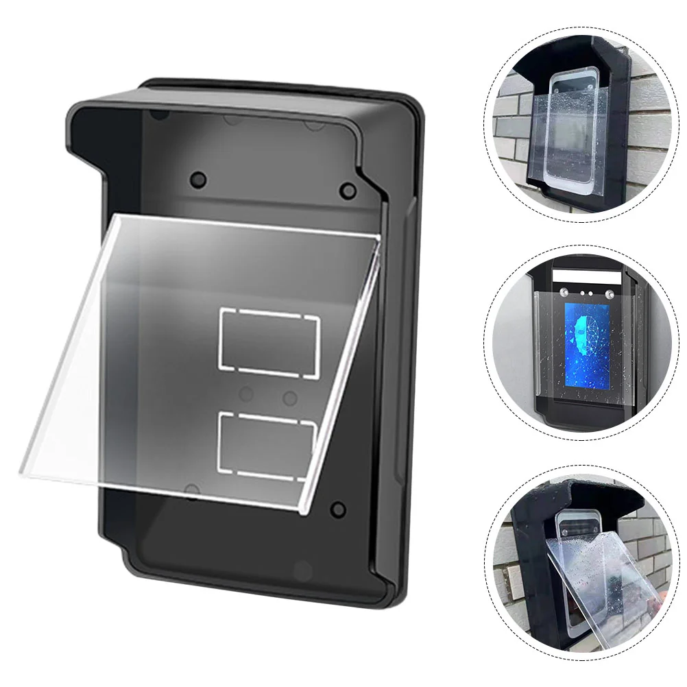 Door Attendance Machine Cover Fingerprint Protector Doorbell outside Wireless Water Proof Plastic Waterproof