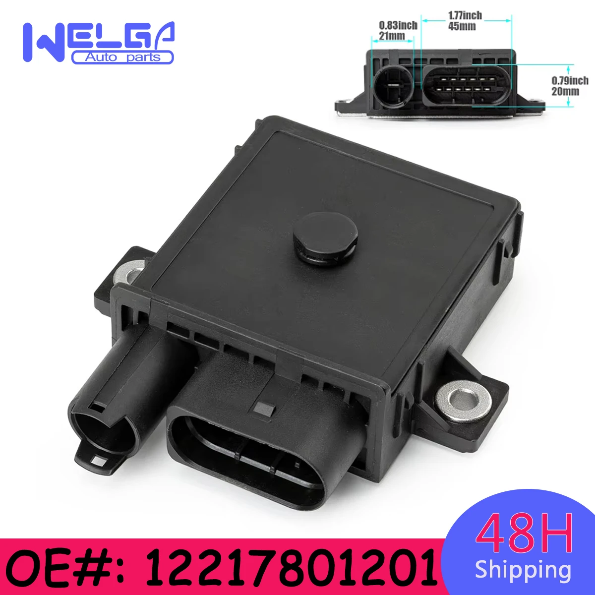 

For BMW 330D 325D 525D 530D X3 X5 X6 OEM # 12217801201 12V Glow Plug System Control Relay Repair 7801201 7788327 12 21 7 801 201