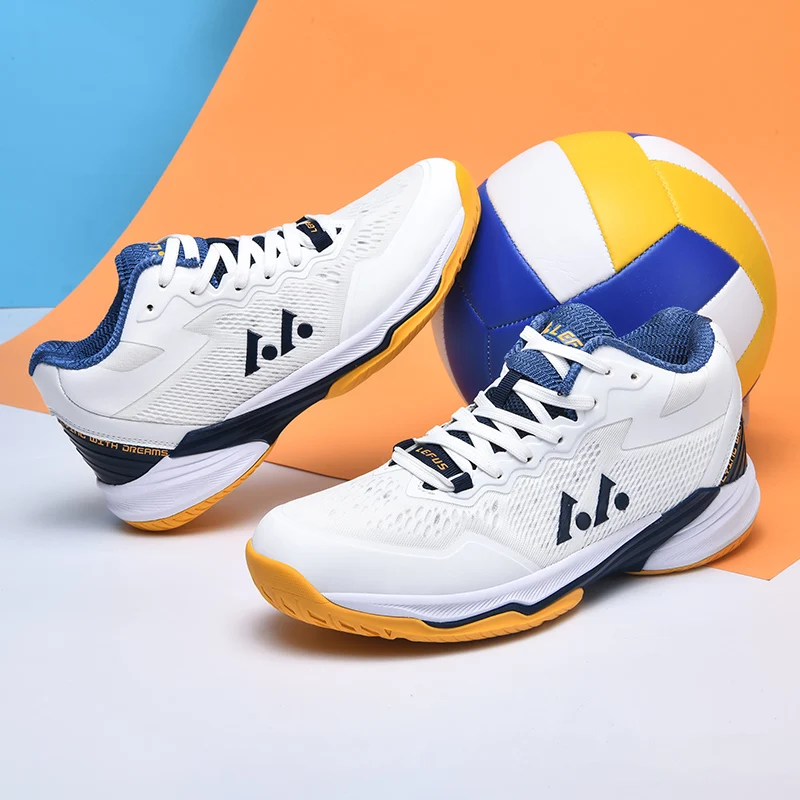 2024 Autumn New Style Mens Athletic Volleyball Training Shoes Blue Women Sport Badminton Sneakers Unisex Table Tennis Shoes P032