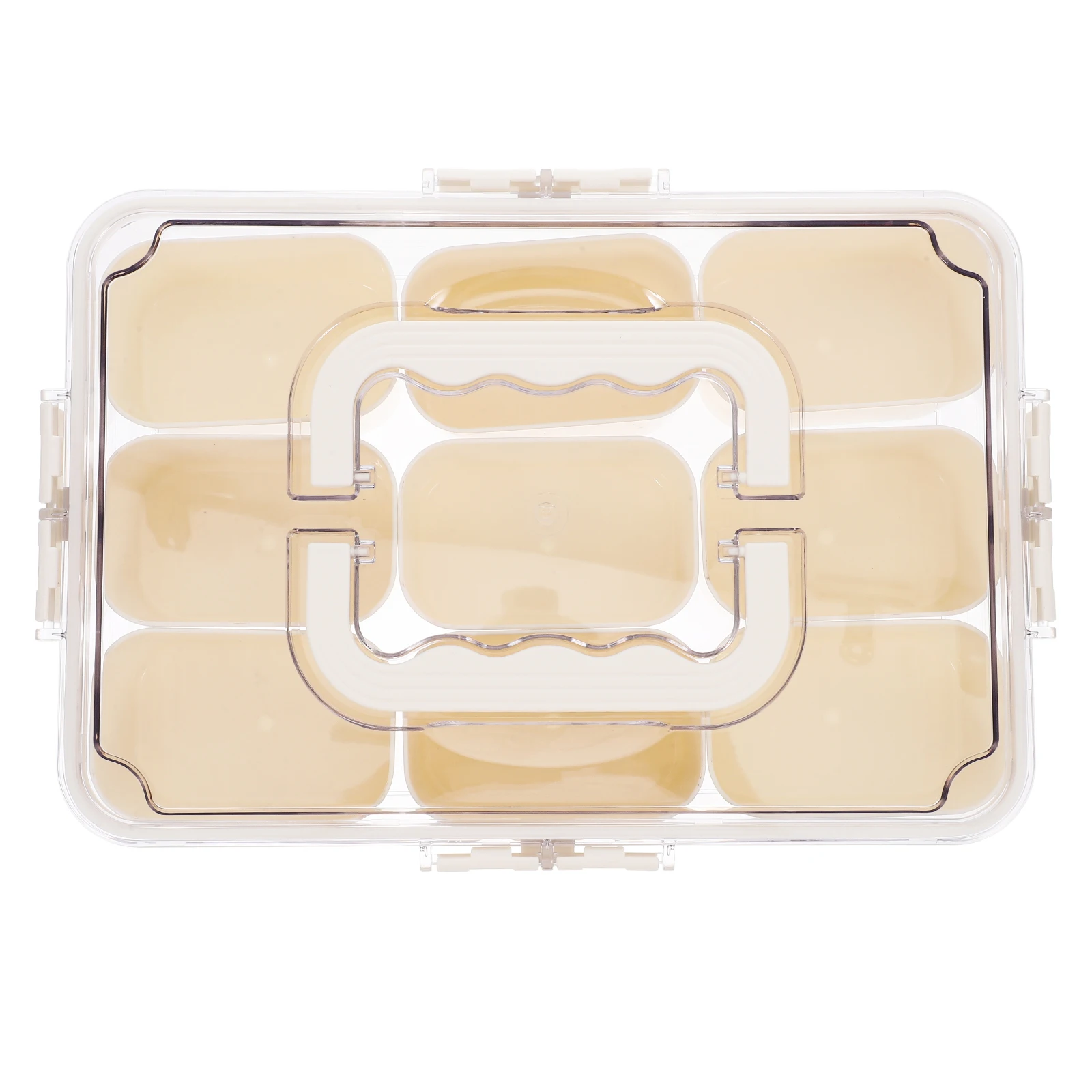 

Refrigerator Crisper Vegetable Storage Containers Freezer Handle Organizer PP Classified Bin Boxes Portable Trays