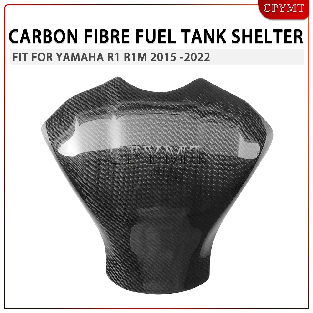 

Fit for Yamaha R1 R1M 2015 2016 2017 2018 2019 2020 2021 2022 Carbon Fibre Tank Cover Motorcycle Fuel Gas Tank Shelter Guard