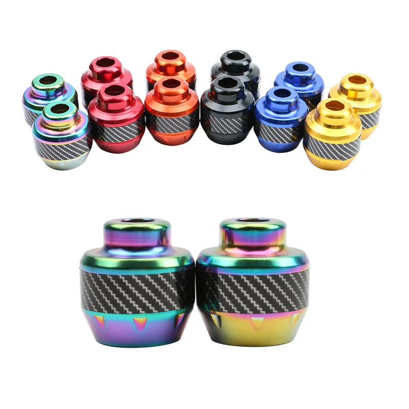 Protector contra choques de motocicleta de aleación de aluminio, marco de horquilla delantera para rueda de patinete, almohadillas de protección contra caídas, deslizadores para Exterior de motocicleta, 2 uds.