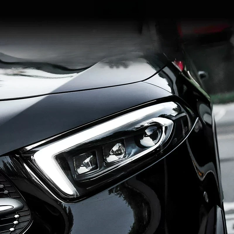 Suitable for 18-22 headlight assemblies A180A200 modified AMG lens LED daytime running lights