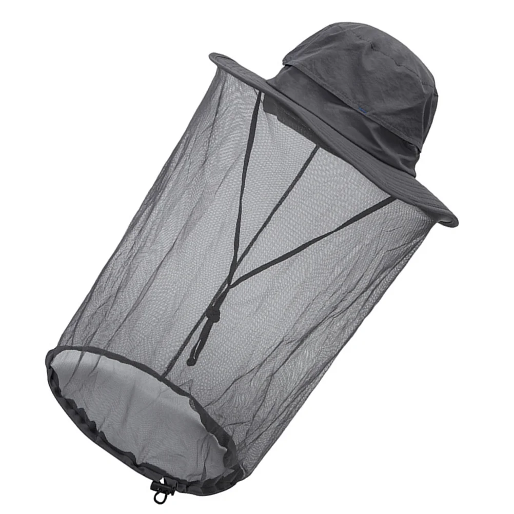 

Breathable Quick-Dry Anti-Uv Face Protection Bucket Hat With 360° Brim Sunscreen For Fishing Hiking Outdoor Sports Dark Grey