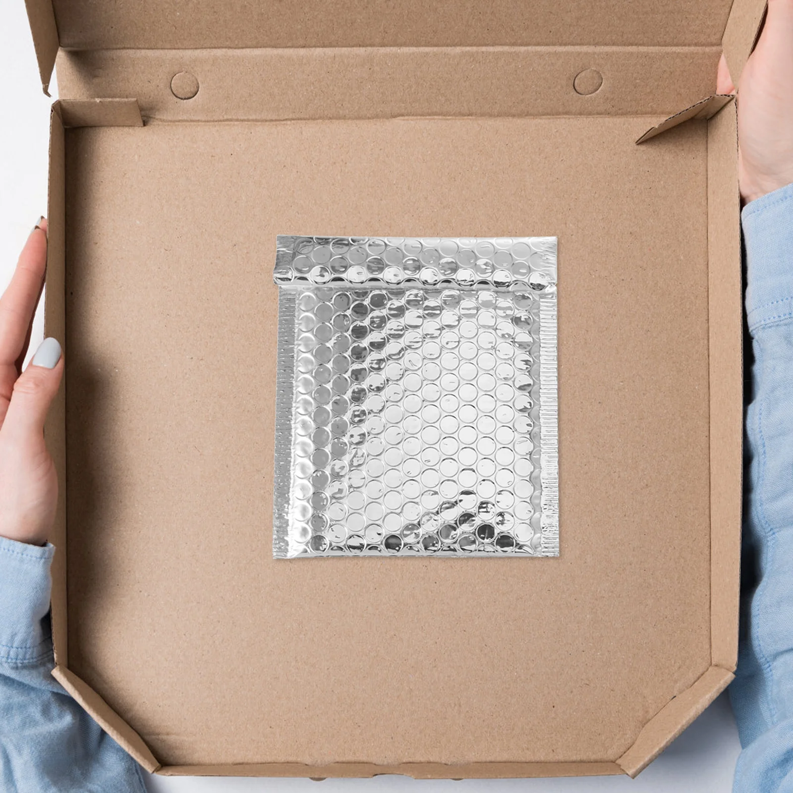 100 قطعة فقاعة مبطن البريدية الذاتي ختم المغلفات للمجوهرات ملمع الشفاه جلدة أكياس الشحن الذاتي ختم المغلف حقيبة #1