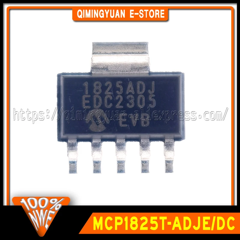 10pcs~50pcs/LOT MCP1825T-ADJE/DC MCP1825T-ADJE 1825ADJ SOT223-5 New Original