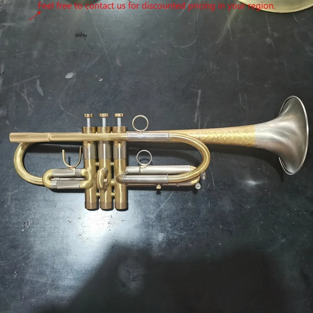

Raw Material Handmade Accept Customized Professional C Trumpet For Music