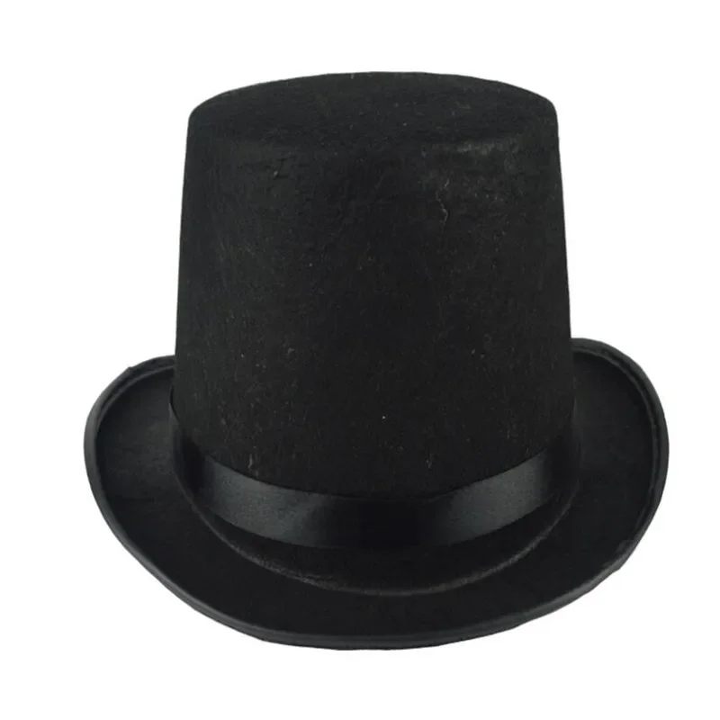 الحدث الأسود للأطفال الأطفال القبعات الساحر السيرك أعلى حزب كرنفال المهرجانات قبعة قبعة عيد الميلاد عيد ميلاد تأثيري
