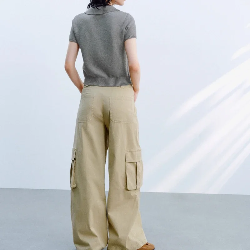 Top lavorato a maglia maglione da donna 2025 New England plaid gioventù sottile estate maglione da donna moda elegante strada viaggi vacanze top