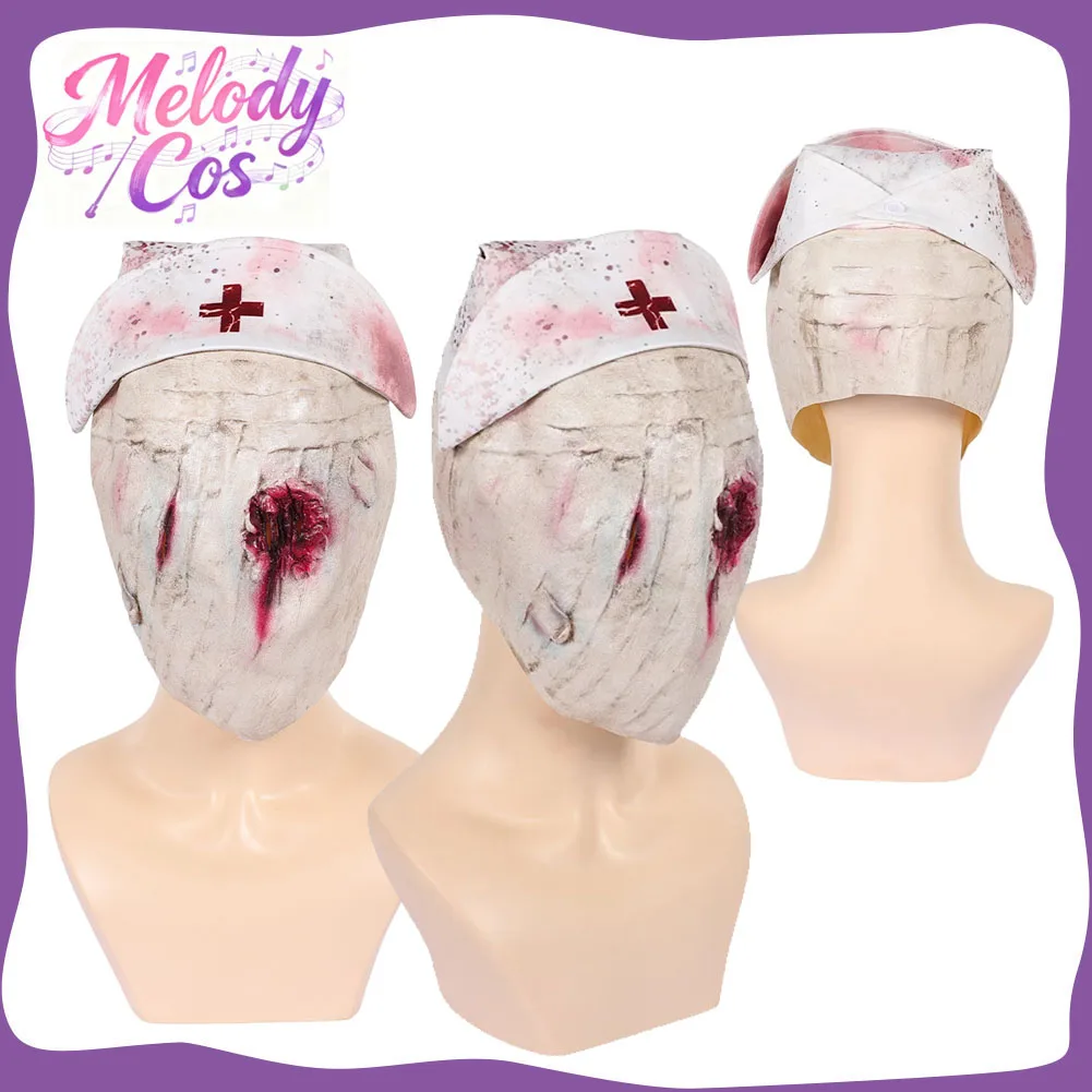 

Fantasia медсестра косплей шляпа маска бесшумная 2026 игра холм маскировка женские головные уборы Хэллоуин карнавальный костюм для вечеринки аксессуары реквизит