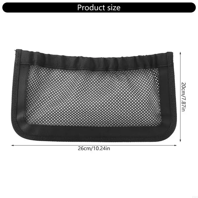 

Polyester Fabric UTV Rear Cargo Bag Storage Basket Net with Adjustable Mesh Pockets for All Terrain Vehicles 715003019