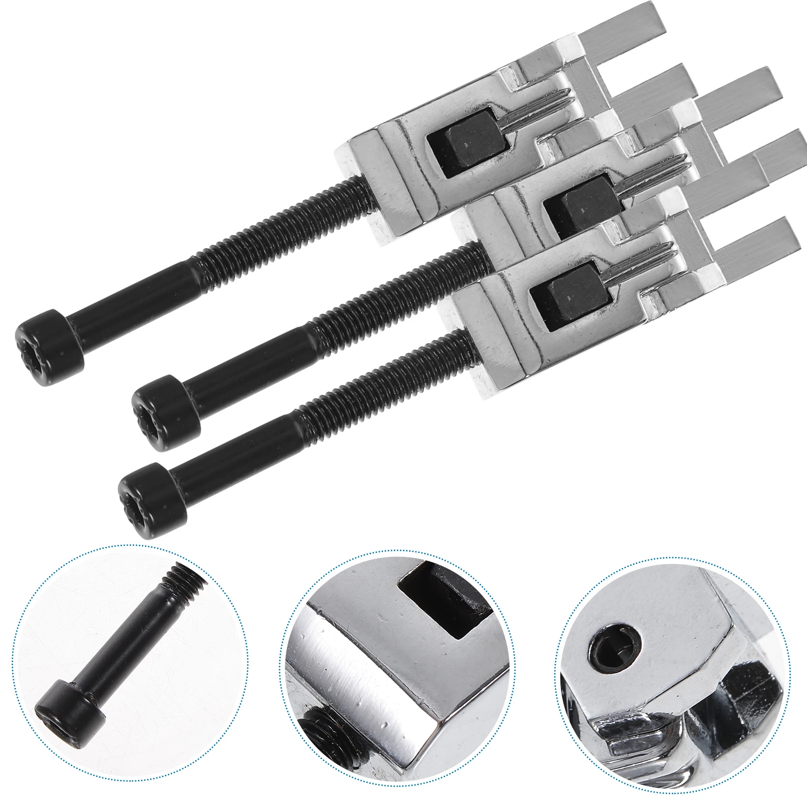 

6 PCS/ Double-shake Silver Saddle Guitar Tremolo Stabilizer Locking Systyem Saddles Stabilizing Device Blocks for