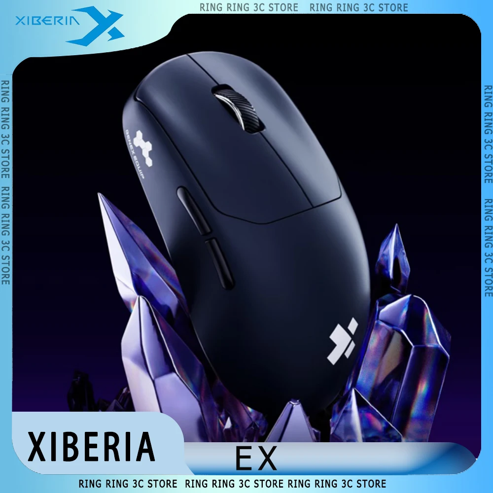 

XIBERIA EX Wireless Gaming Mouse Lightweight Dual 8000Hz Polling Rate FPS Wired Office Mice PAW3950 Sensor Nordic52840 Original