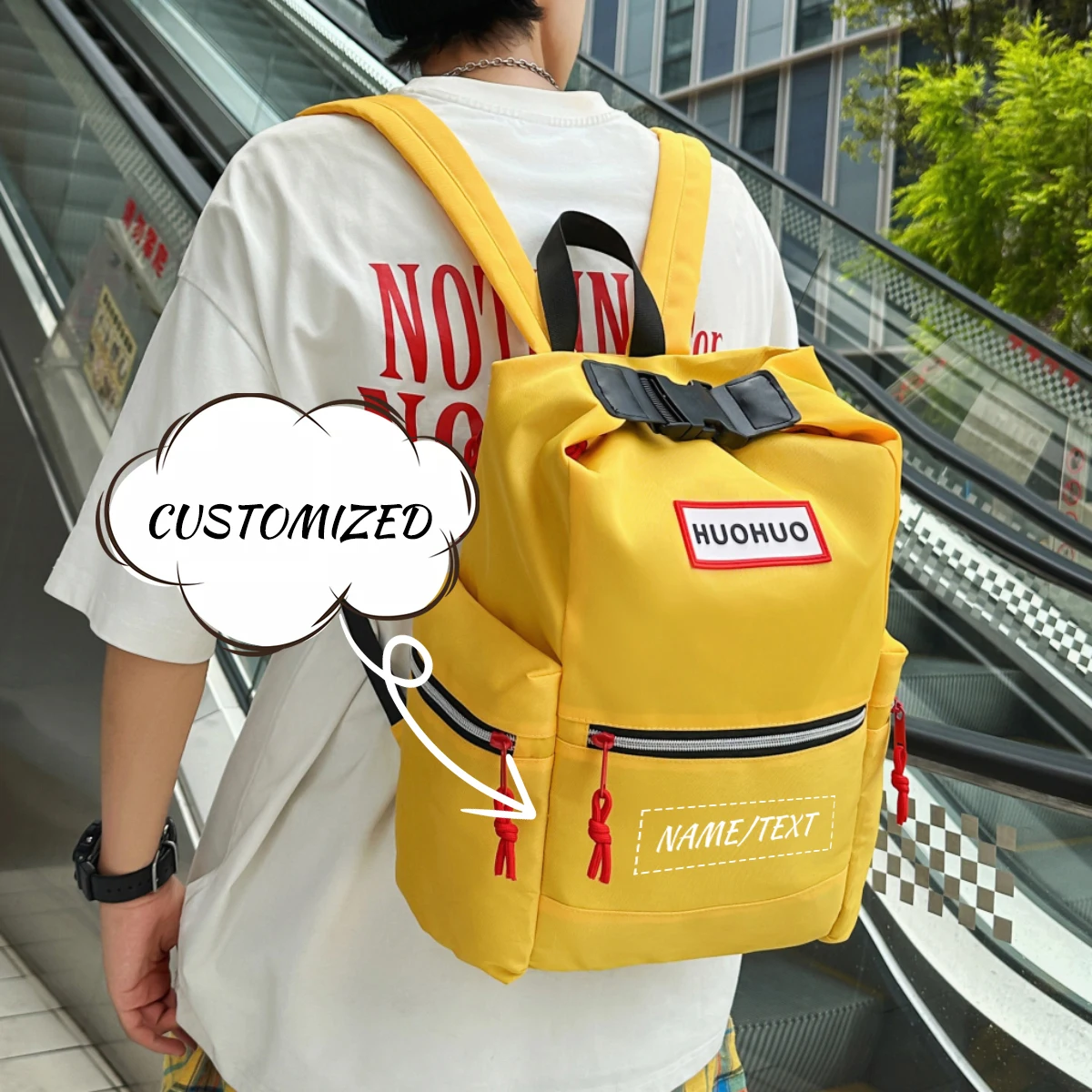 

Рюкзак с логотипом высокого класса, дорожный рюкзак большой вместимости, школьная сумка, эксклюзивная своими руками для студенток-студентов