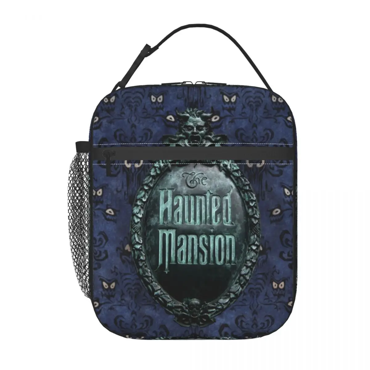 Custom Haunted Mansion Logo Lunch Bag Women Thermal Cooler Insulated Lunch Boxes for Student School