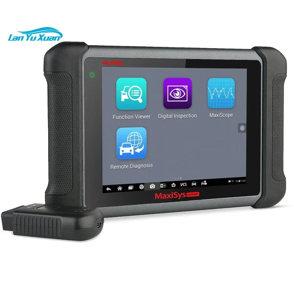 

AUTEL MaxiSys MS906BT 2 Scanner Car Diagnostic Auto Tool Key Programmer Support Remote Control Tech For All Cars