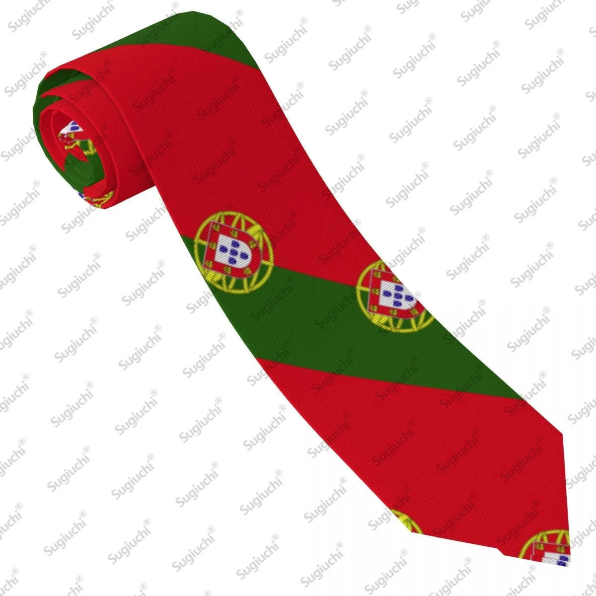 2026 Portugal Flag Wedding PartyNeck Ties For Men Women Casual Plaid Tie Suits Slim Necktie Gravatas For Gift