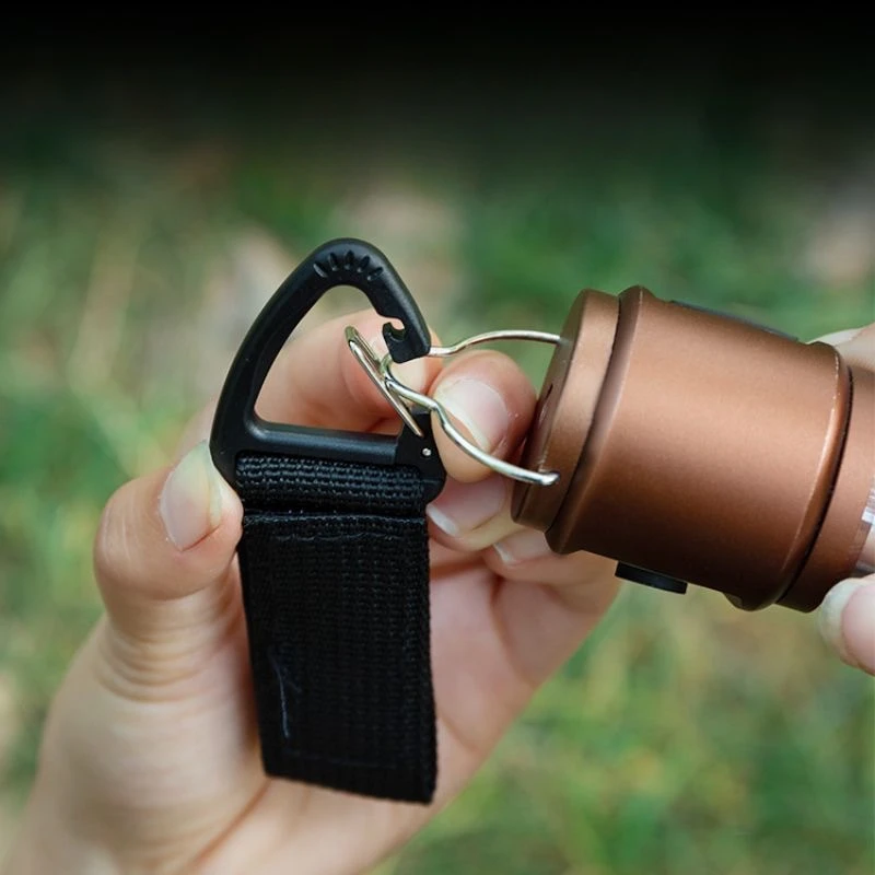 Escursionismo da campeggio all'aperto MultiTool Molle Webbing Clip EDC Tattico Nastro di nylon Portachiavi Chiusura Gancio Moschettone Gancio di fissaggio Fibbia