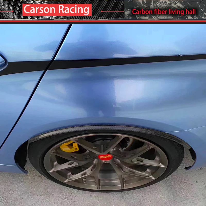 For BMW G30 F90 M5 True carbon fiber rear blade diffuser adds width to trim spoiler two-piece M5 forged carbon trim