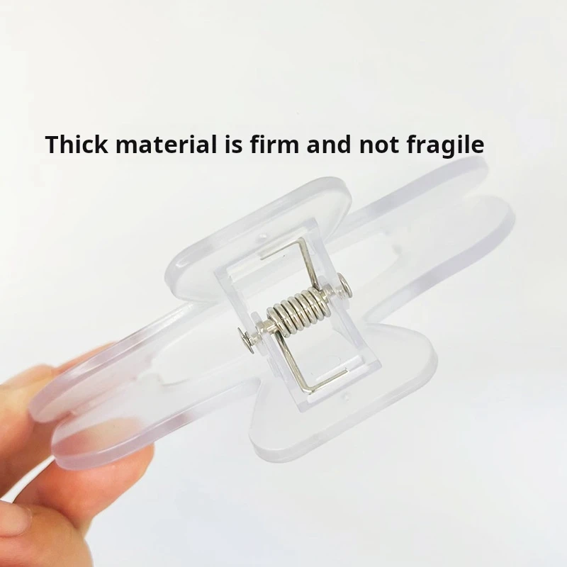 Reading Bookmark Clip Anti Flip Page Holder Transparent Frosted Fixed Clip For Desktop Planner School Office Supplies