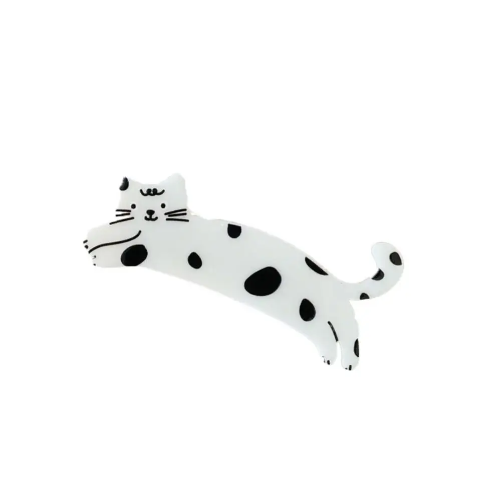 

Sweet Cartoon Cat Hair Clip Colorful Acrylic Acetic Acid Hair Clip Side Clip Hair Accessories Cat Duckbill Clip Daily