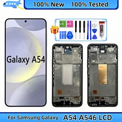 Wymiana zespołu Digitizera z ekranem dotykowym LCD, Samsung Galaxy A54, A546, SM-A546V, A546U, A546B/DS, A546E/DS