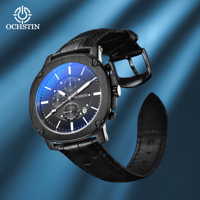 Ochstin Sports Street Style Pilot Series Multi functional Quartz Movement Waterproof Watch New 2024 Men's Quartz Watch
