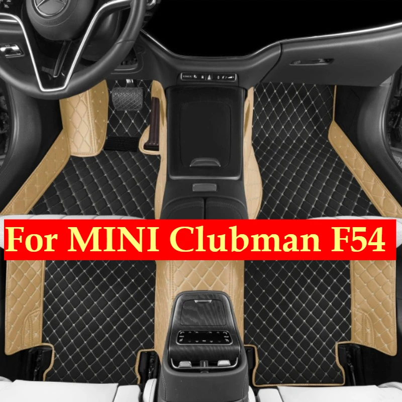 

Custom Car Floor Mats For MINI Clubman F54 2016-2023-2026 LHD RHD All Weather Auto Accessories Foot leather Carpets Fashion Pads
