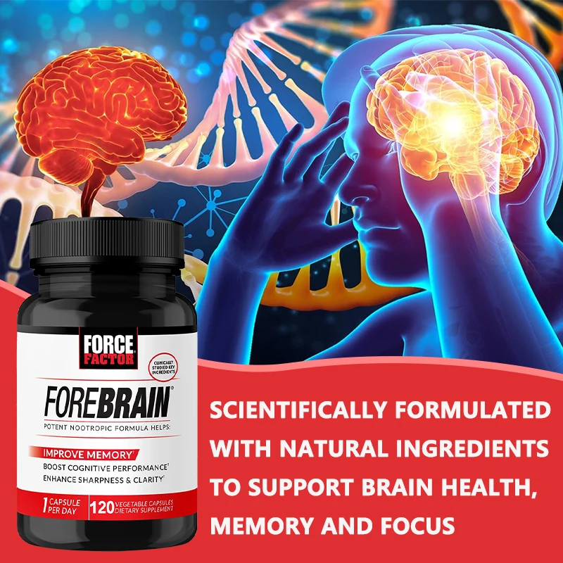 BrainBoost suplemen makanan-memori, fokus, energi Mental & Dukungan kesehatan otak