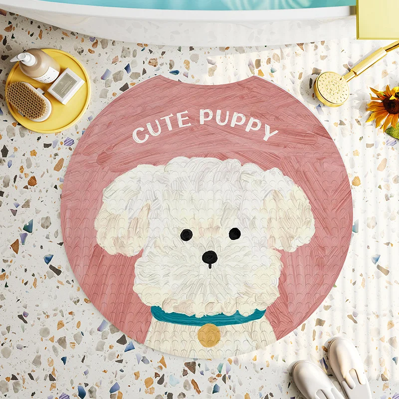 

Cartoon Batoom Anti-Slip Mat PVC Suction Cup Floor Mat ower Room ly Children Bathing Anti-Fall Foot Mat Batoom