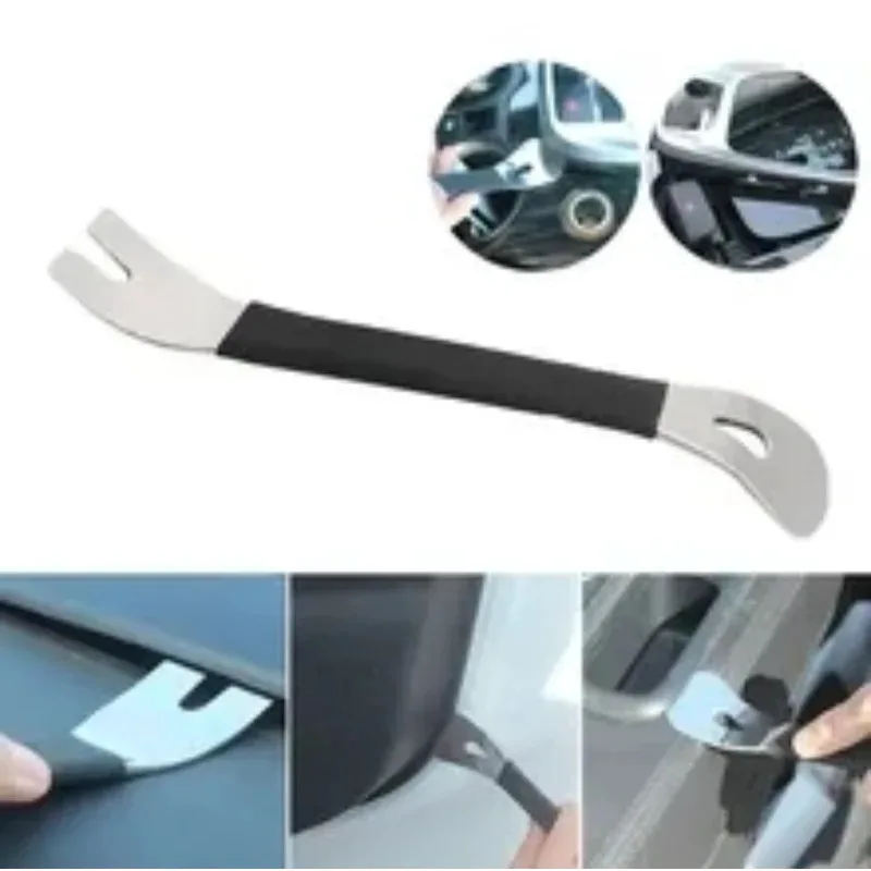 

Car Audio Disassembly Tool Stainless Steel PryClip Rocker Crowbar Bar Door Panel Disassembly Pry Panel Interior