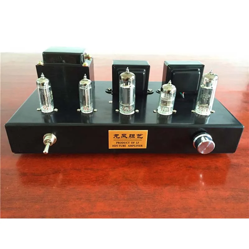 

6P1 Home Audio Tube Amplifiers DIY Kit 6Z4 + 6N2 + 6P1 Stainless Steel Shell Power Output 2 * 4W AC110V / 220V