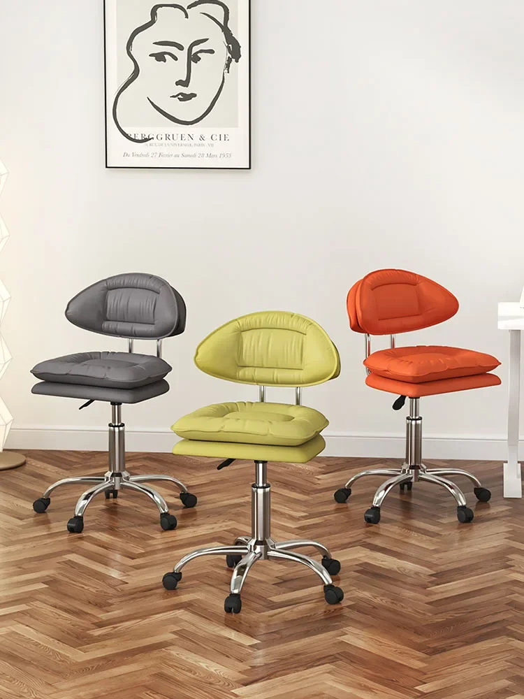 Nordic Dining Tables Chairs Luxury Living Room Lifting Rotation Chairs Home Back Leisure Chairs Coffee Hotel Stools Furniture