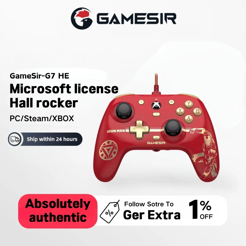 GameSir G7 HE Controller Xbox gamepad ad effetto Hall per Xbox Series X, Xbox Series S, Xbox One X,