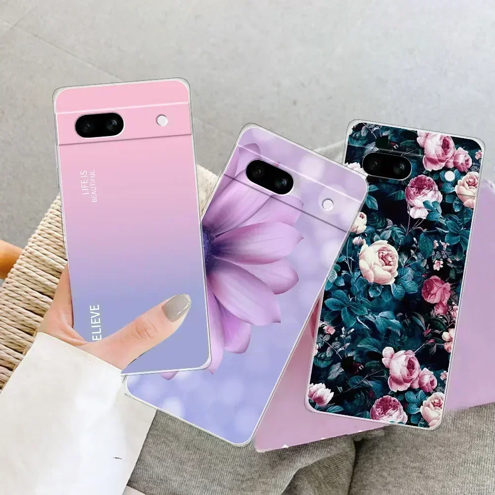 สําหรับ Google Pixel 7A สําหรับ Google Pixel 7 Pro Pixel 8 8 Pro ซิลิโคนนุ่มสําหรับ Google Pixel6 6A 6 Pro Fundas