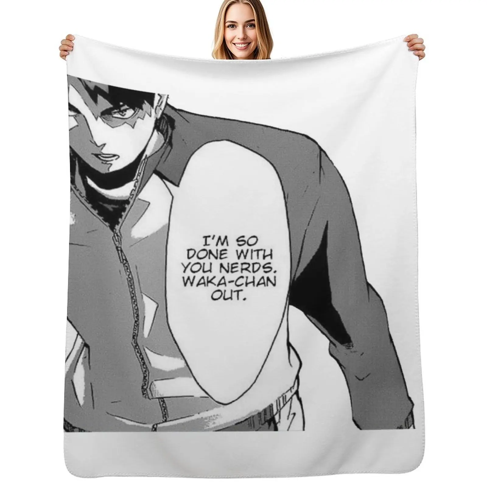 

waka-chan out Throw Blanket Soft Home Decor Blanket for Couch Bedroom