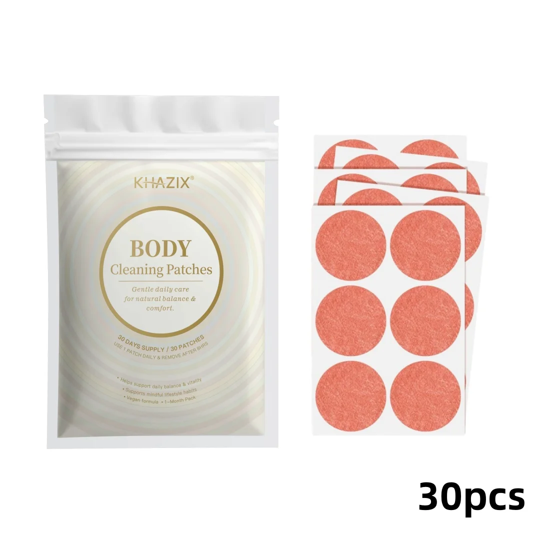 30Pcs Energy Patches Natural Ingredients Vegan Friendly Daily Energy Boost Patch Portable Body Stickers for Work Travel Sports