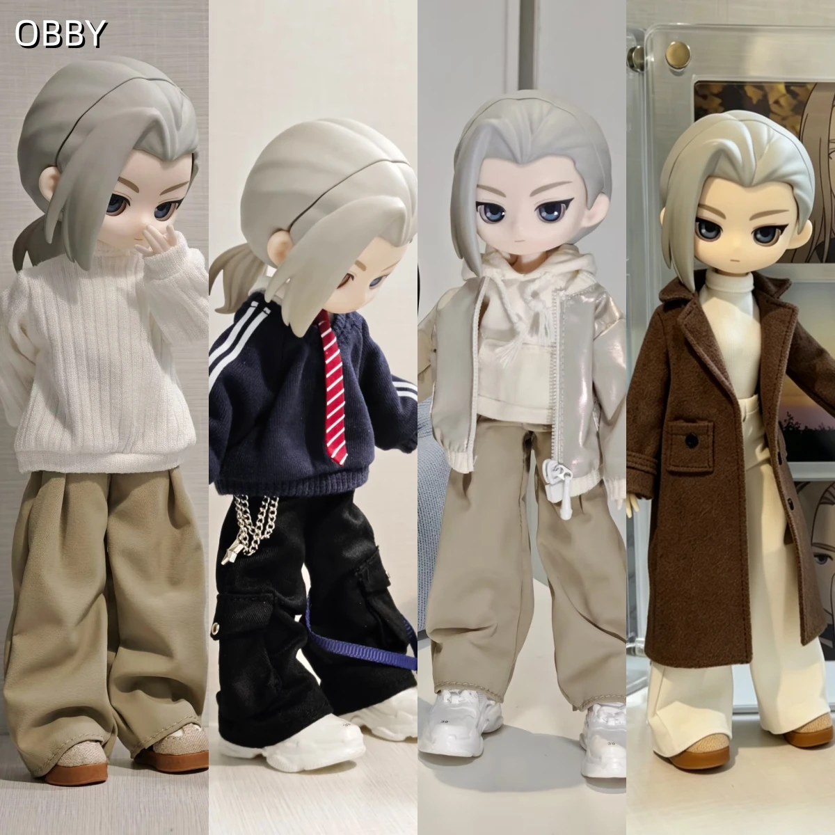 For The Legend of Hei 1/12 BJD Luye Clothes Set For 1/12 GSC Romankey Snail Shell TBL JET SHF Figma Outfit Accessories